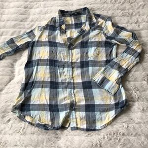 2/$25! ⭐️ Love‎ Stitch plaid shirt